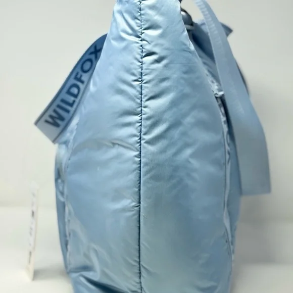Brand New SEALED Wildfox Blue Puffy Tote Overnight Bag Diaper Beach GREAT GIFT - Picture 5 of 8